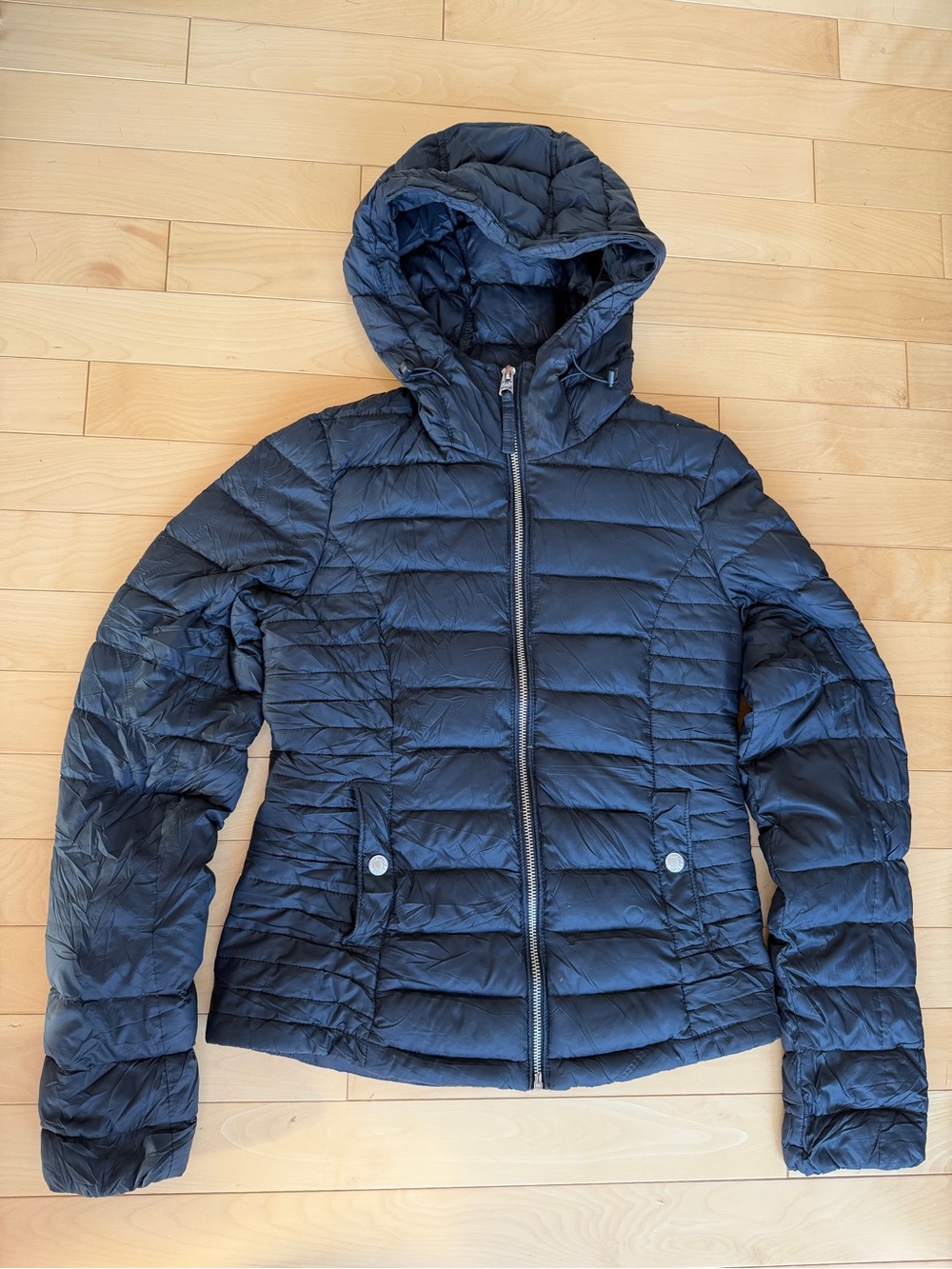 Abercrombie & Fitch Down Series Black Puffer size XS